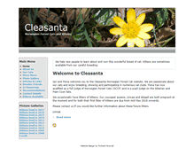 Tablet Screenshot of cleasanta.com